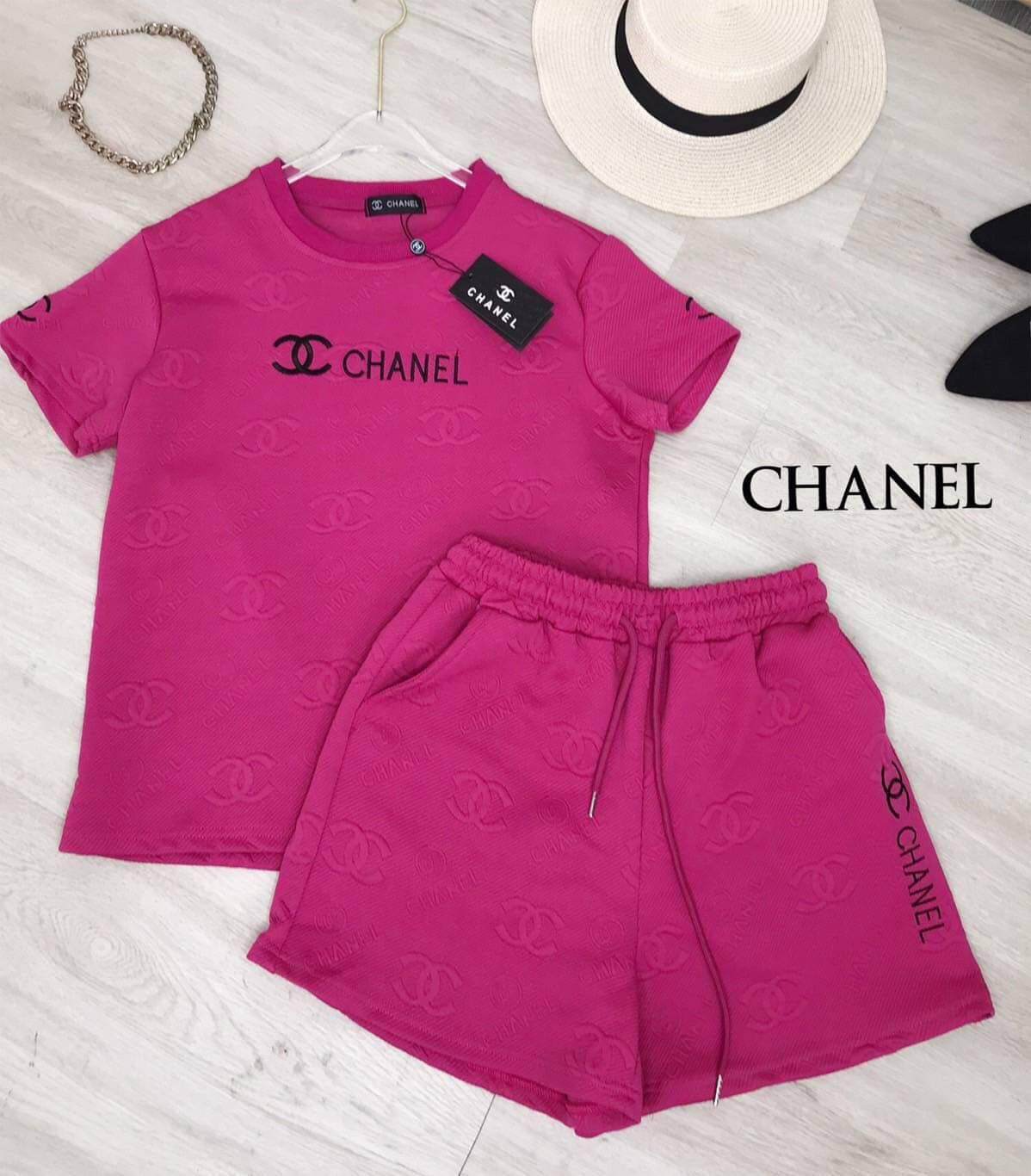 Luxury Inspired Summer Coords Set - Fuchsia