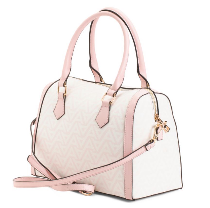 ALDO Aborer Logo Satchel - Pink Multi