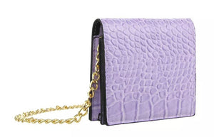 OLIVIA MILLER Wallet on  Chain Crossbody - Lavender