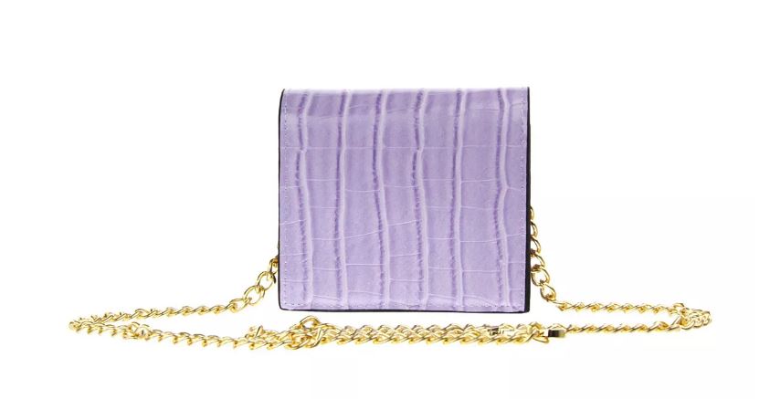 OLIVIA MILLER Wallet on  Chain Crossbody - Lavender