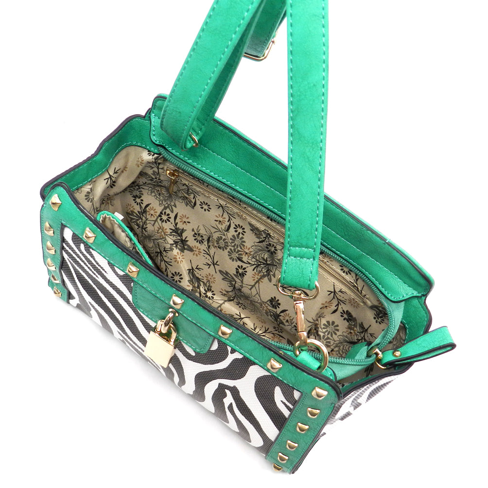 Zeb Rockstudded Cross Body Bag