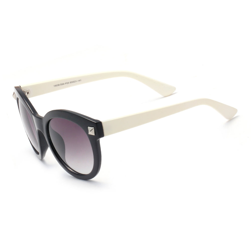 Dasein Chuncky Round Sunglasses - Nude