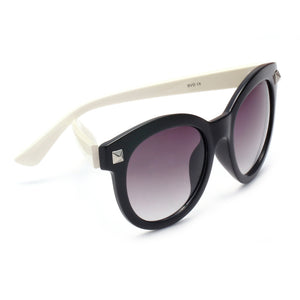 Dasein Chuncky Round Sunglasses - Nude