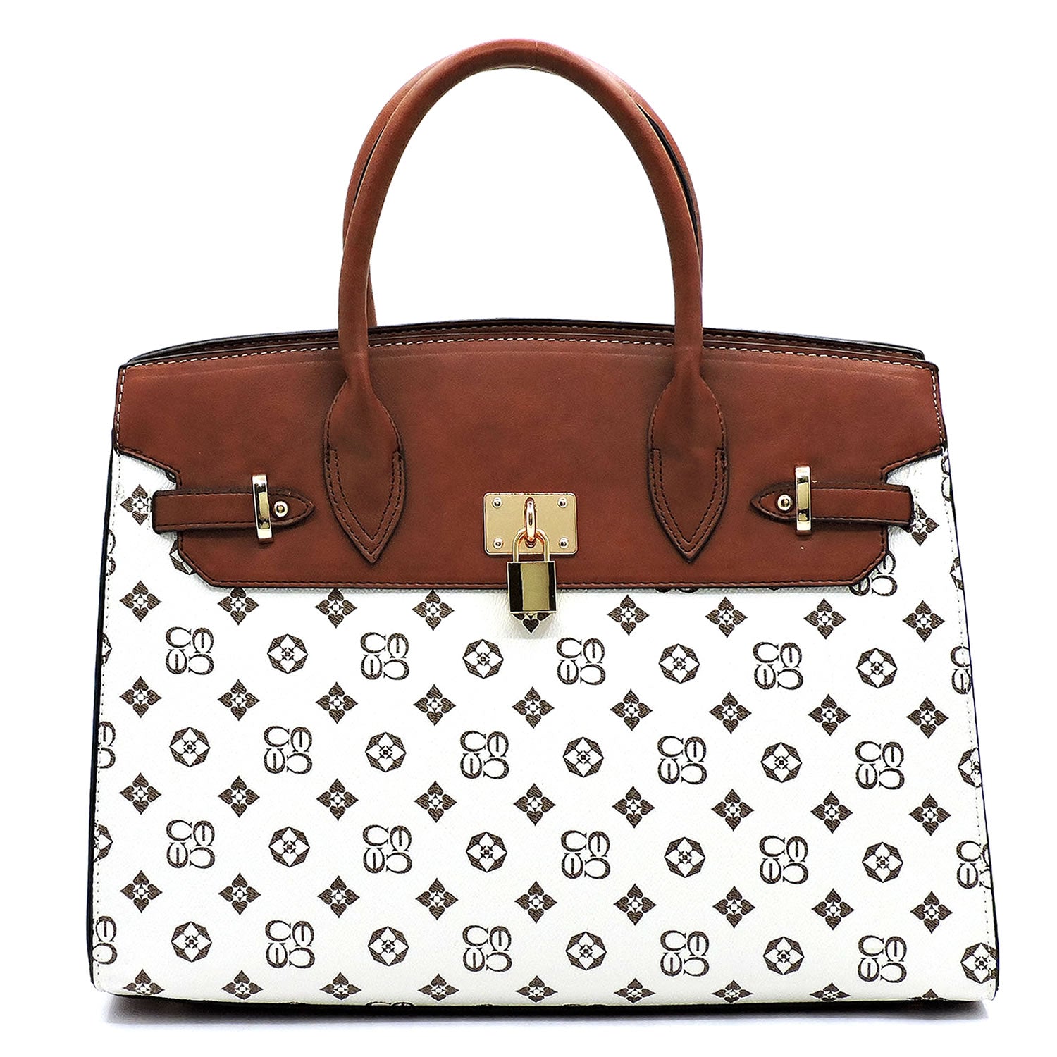 Monogrammed Pad-lock 2-in-1 Satchel