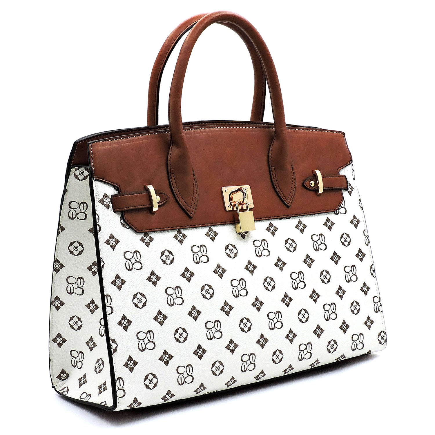 Monogrammed Pad-lock 2-in-1 Satchel