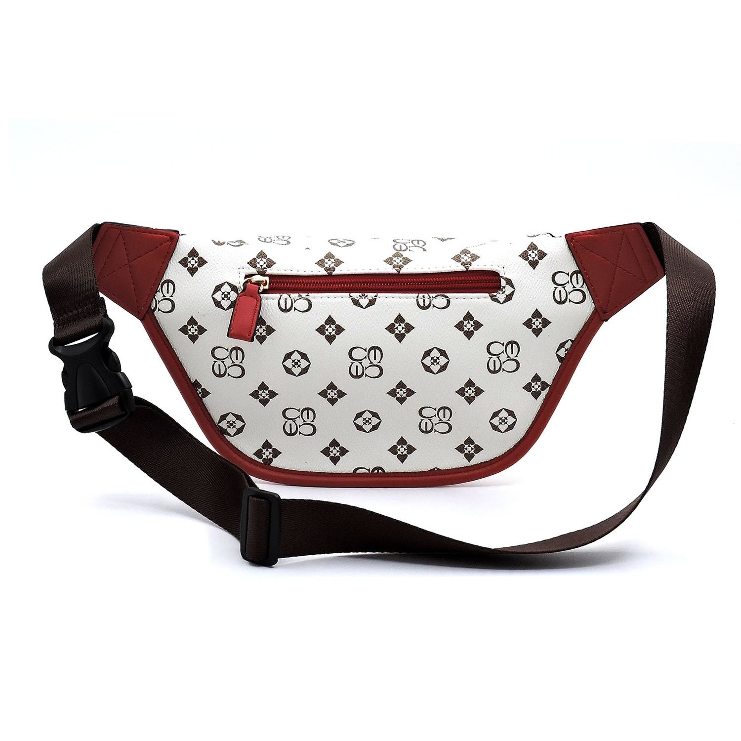 Queen B Stripe Monogrammed Fanny Pack Waist Bag