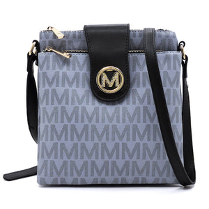 M  Monogram Multi Compartment Crossbody Bag