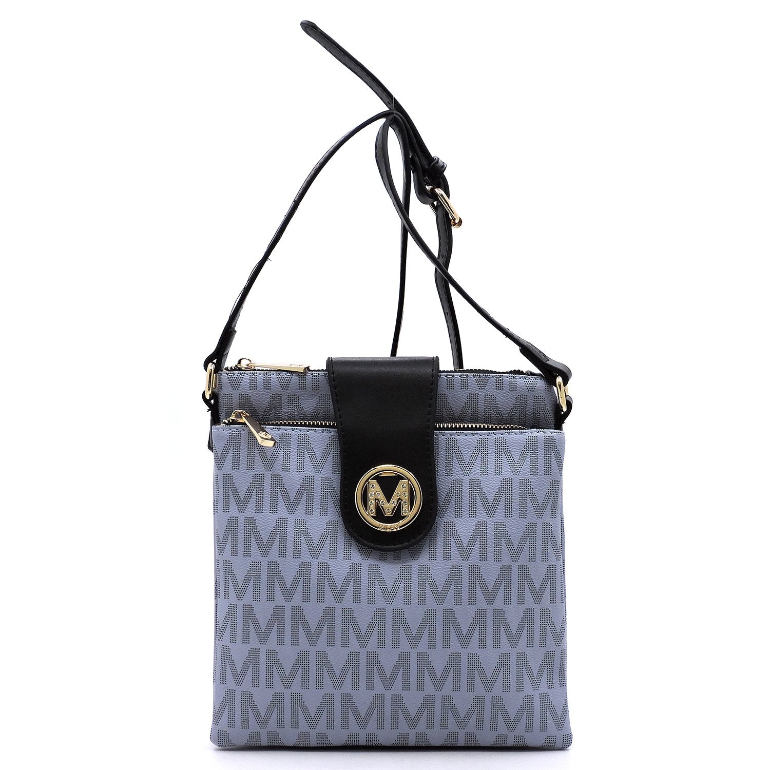 M  Monogram Multi Compartment Crossbody Bag