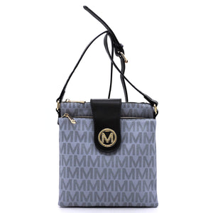 M  Monogram Multi Compartment Crossbody Bag