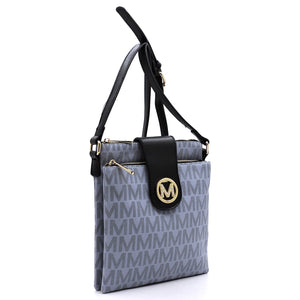 M  Monogram Multi Compartment Crossbody Bag