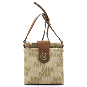 M  Monogram Multi Compartment Crossbody Bag