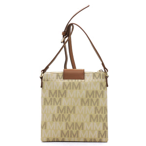 M  Monogram Multi Compartment Crossbody Bag