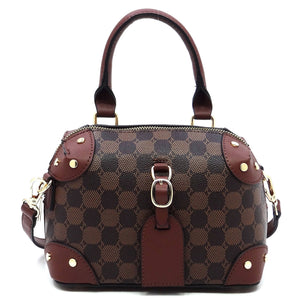 Fashion Monogram Buckle Mini Satchel