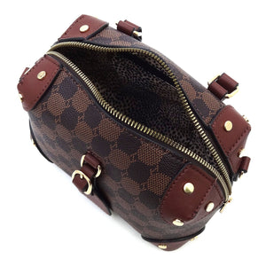 Fashion Monogram Buckle Mini Satchel