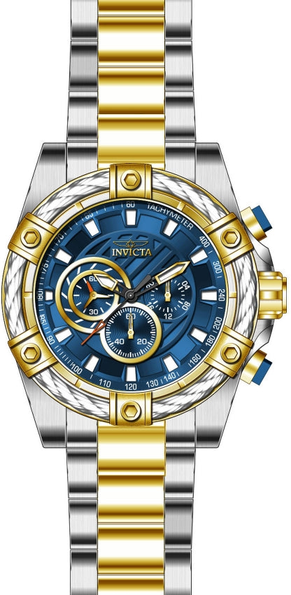 Invicta Bolt Men's Watch - 52mm, Steel, Gold (25522)