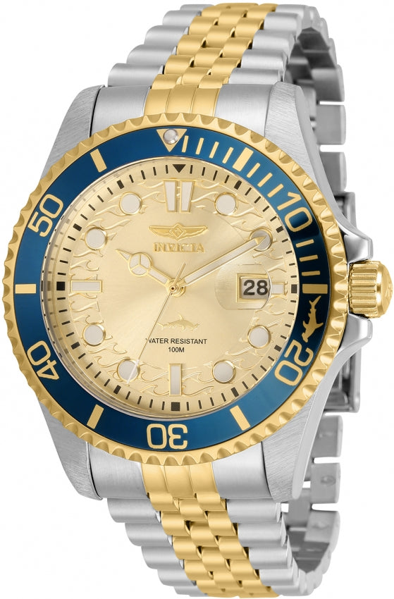 Invicta Pro Diver Men's Watch - 43mm, Steel, Gold (30617)