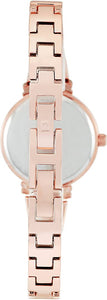 Anne Klein Women Premium Crystal-Accented Rose Gold-Tone/Blush Pink Bangle Watch