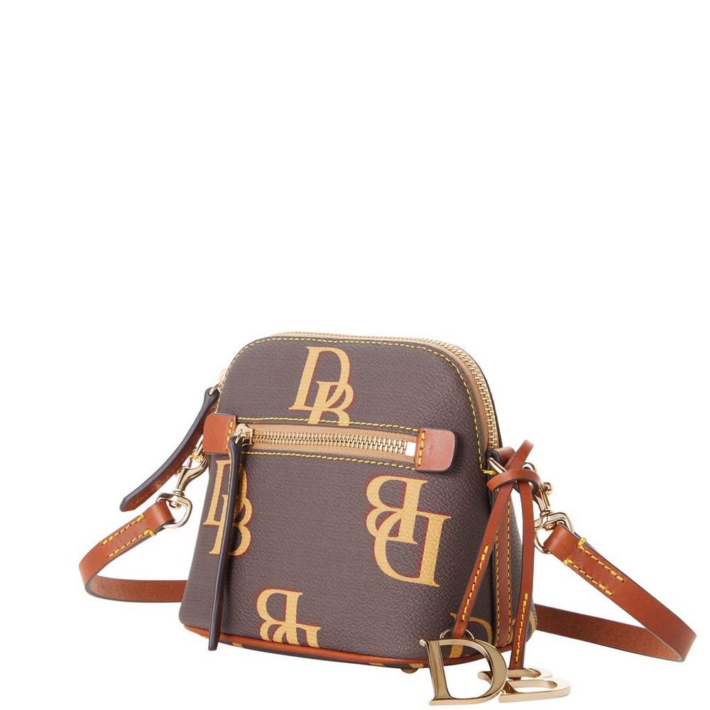 D & B MONOGRAM DOMED CROSSBODY