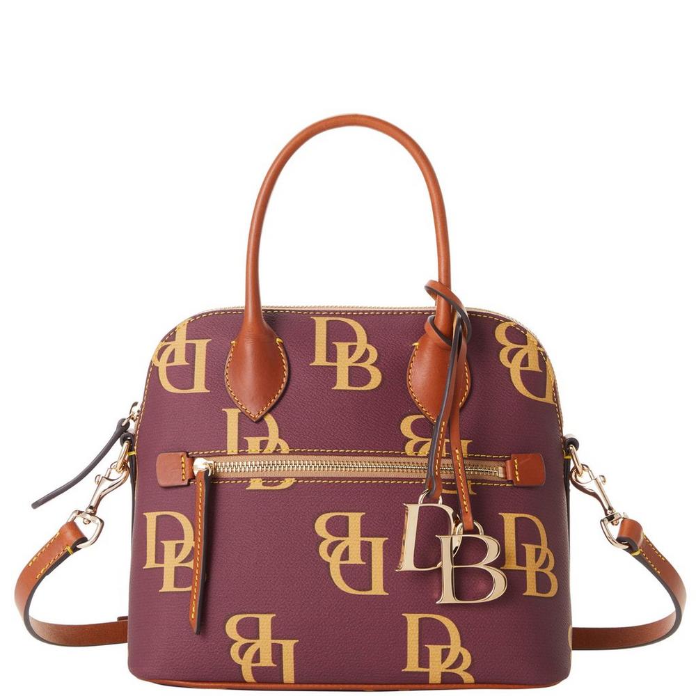 D & B Monogram Domed Satchel