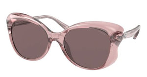 Coach Women's Sunglasses Pink/Mocha 55