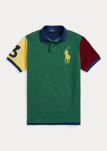 Custom Slim Fit Big Pony Mesh Polo Shirt | Ralph Lauren
