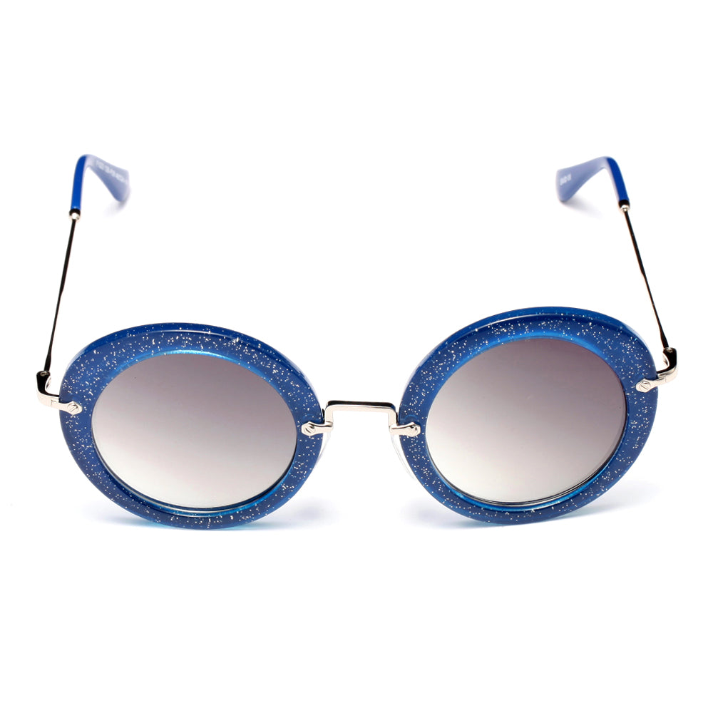 Dasein Vintage Round Sunglasses - Blue