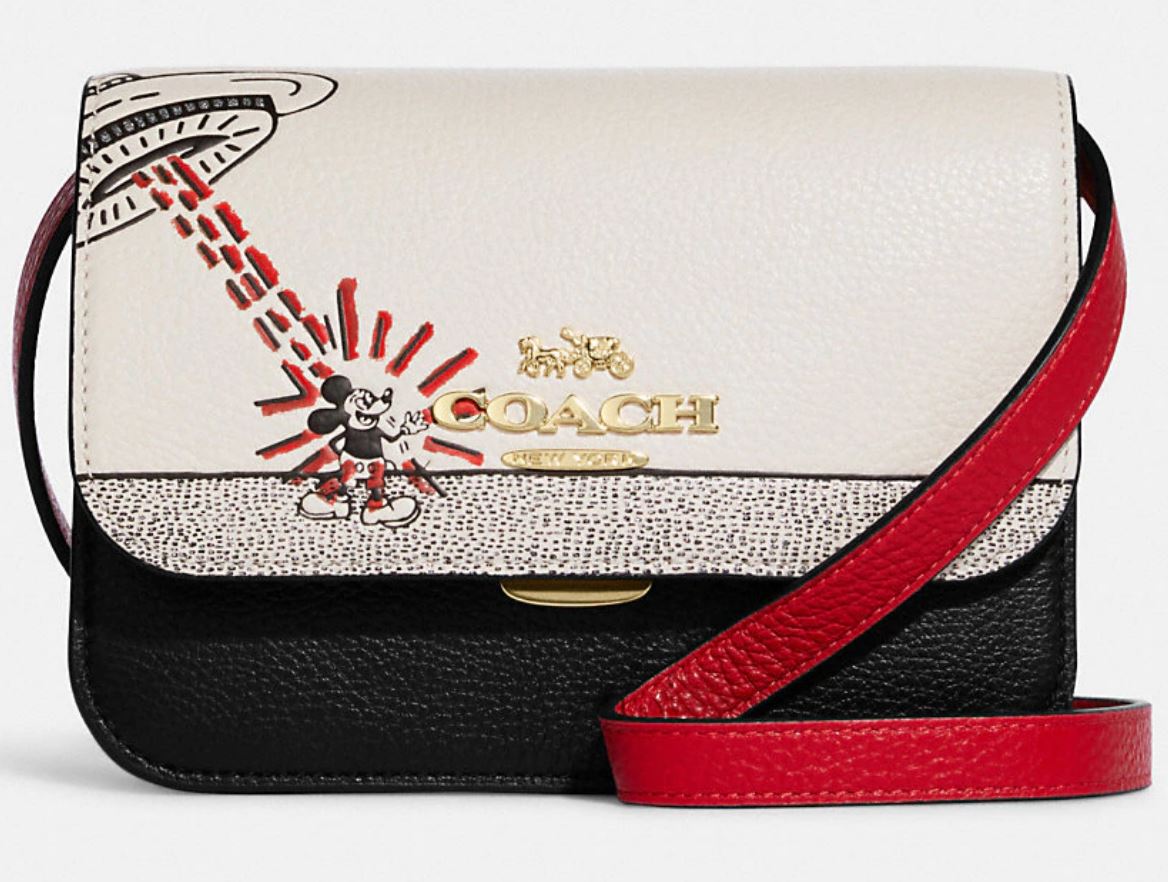 Coach Disney Mickey Mouse X Keith Haring Mini Brynn Crossbody - Black Multi