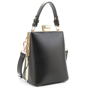 Fashion Frame Crossbody Satchel