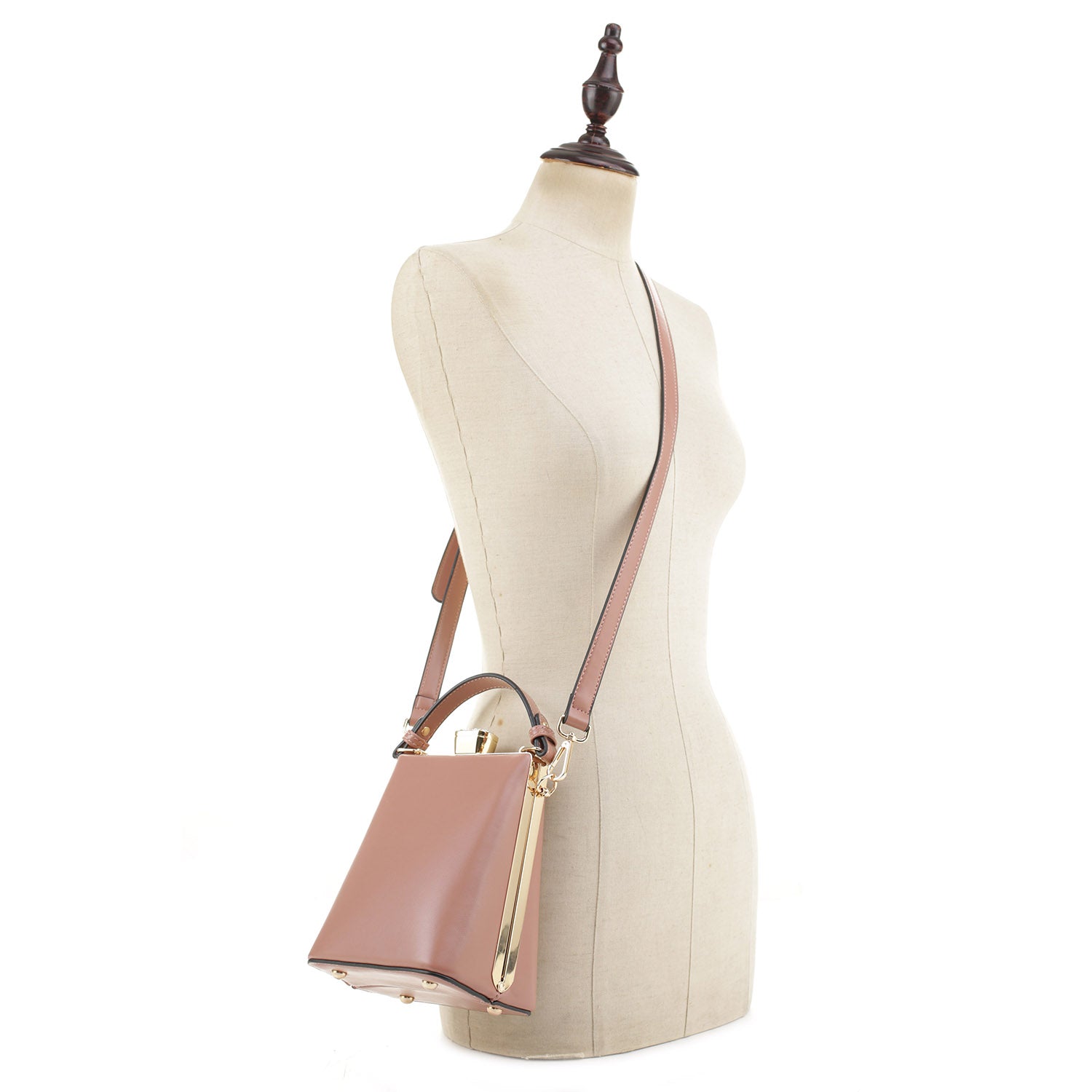 Fashion Frame Crossbody Satchel