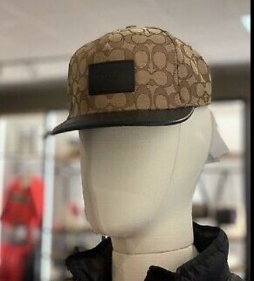 Coach flat store brim hat