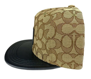 Coach Signature Flat Brim Hat