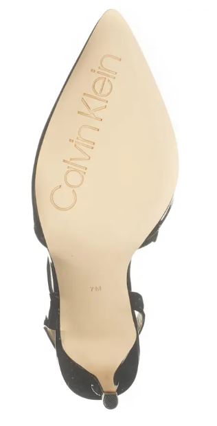 Calvin Klein Geena Patent Pump - Black Size 6