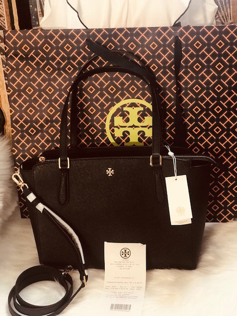 ✨️Black Tory Burch Emerson Tote. $2595. One is now available at