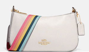 Coach Jes Baguette - Gold/Chalk