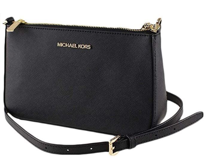 Michael Kors Jet Set Travel Medium Pouchette Crossbody Bag - Brown