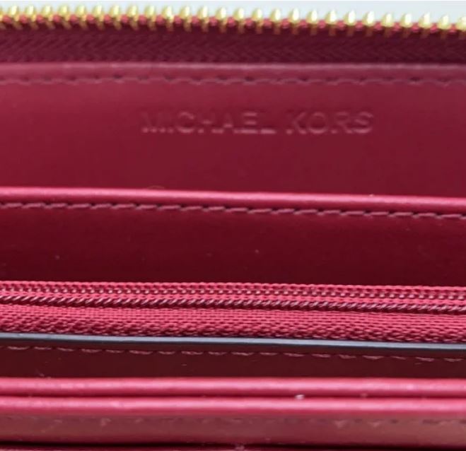 Michael Kors Mercer Leather Continental Wallet - Mulberry