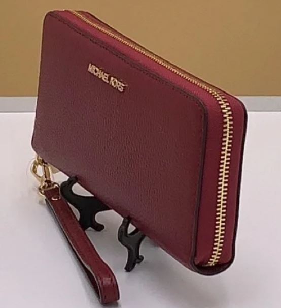 Michael Kors Mercer Leather Continental Wallet - Mulberry