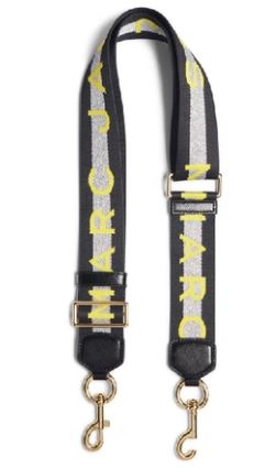 MARC JACOBS Striped Shoulder Strap - Silver Multi