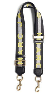 MARC JACOBS Striped Shoulder Strap - Silver Multi