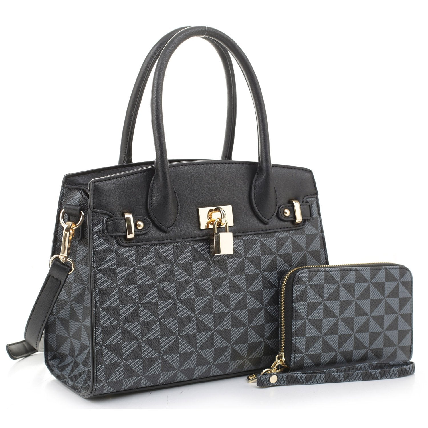 Monogram Padlock 2-in-1 Satchel