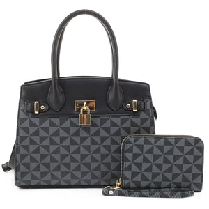 Monogram Padlock 2-in-1 Satchel