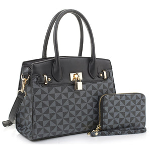 Monogram Padlock 2-in-1 Satchel