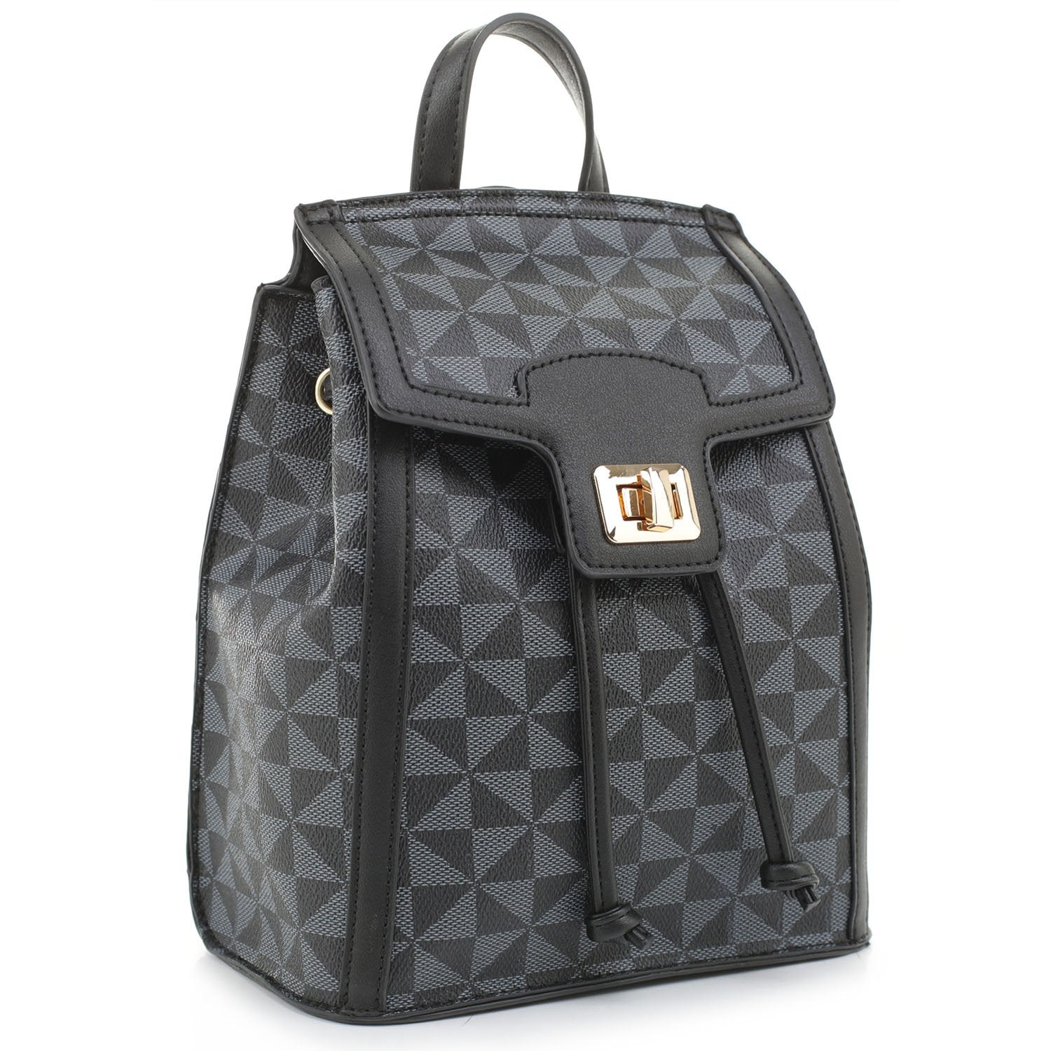 Monogram Twist Lock Drawstring Backpack