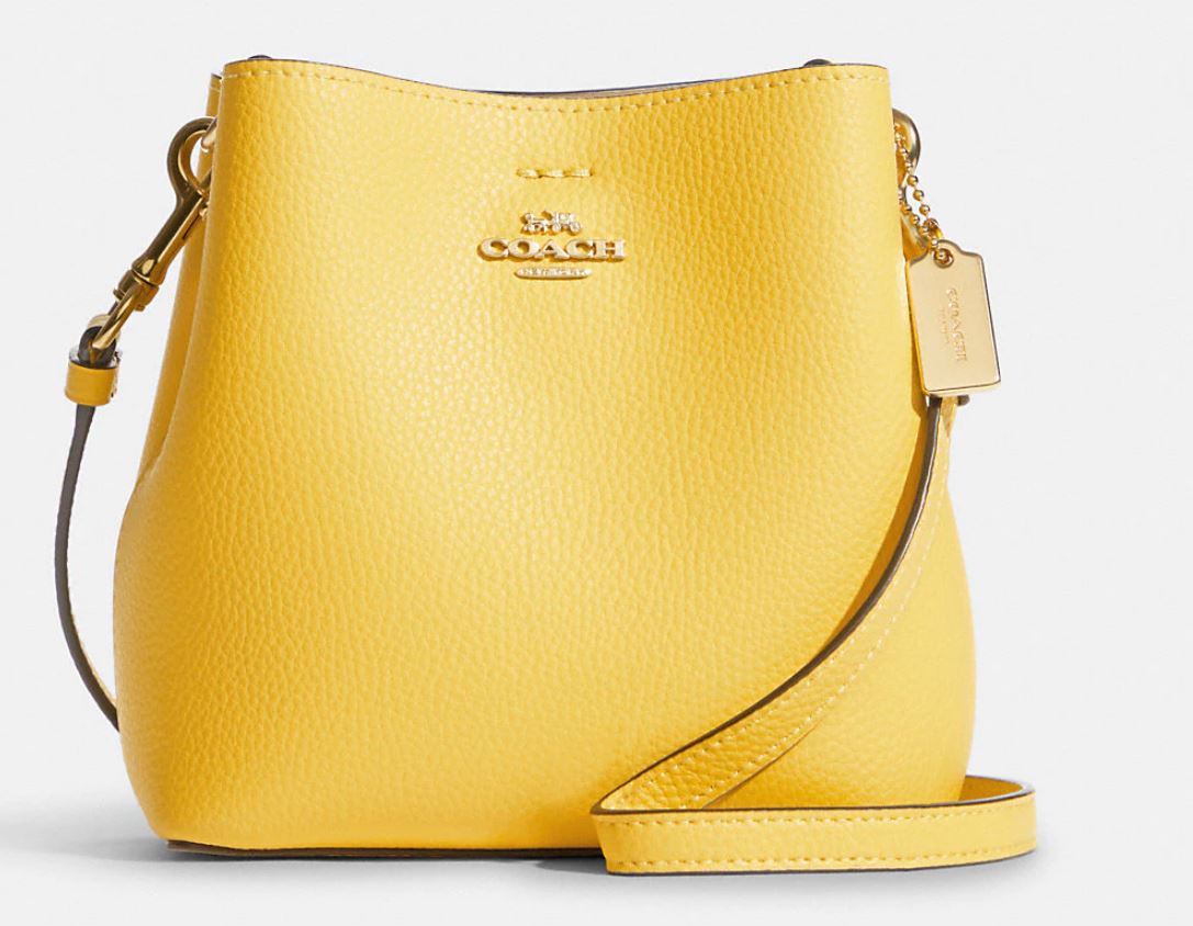 Coach Mini Town Bucket Bag - Gold/Retro Yellow