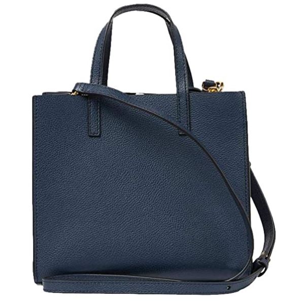 Marc Jacobs Mini Grind Coated Leather Satchel - Blue Sea