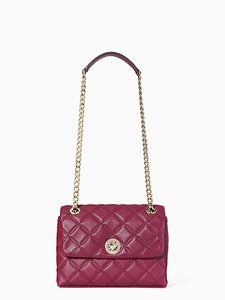 Kate Spade natalia small flap crossbody - Blackberry Preserve