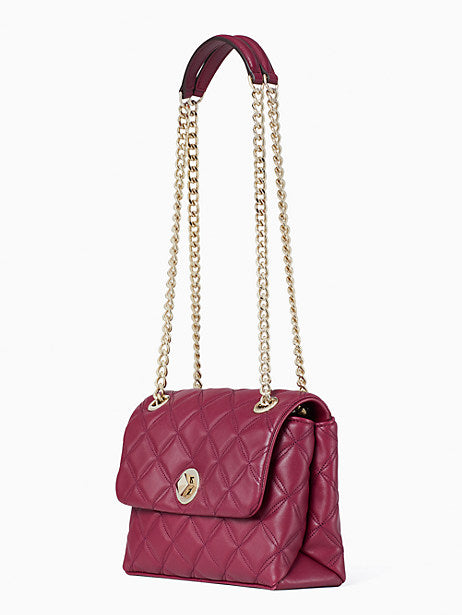 Kate Spade natalia small flap crossbody - Blackberry Preserve