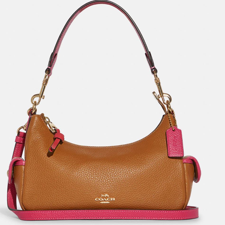 Coach Pennie Shoulder Bag 25 - Gold/Penny/Bold Pink