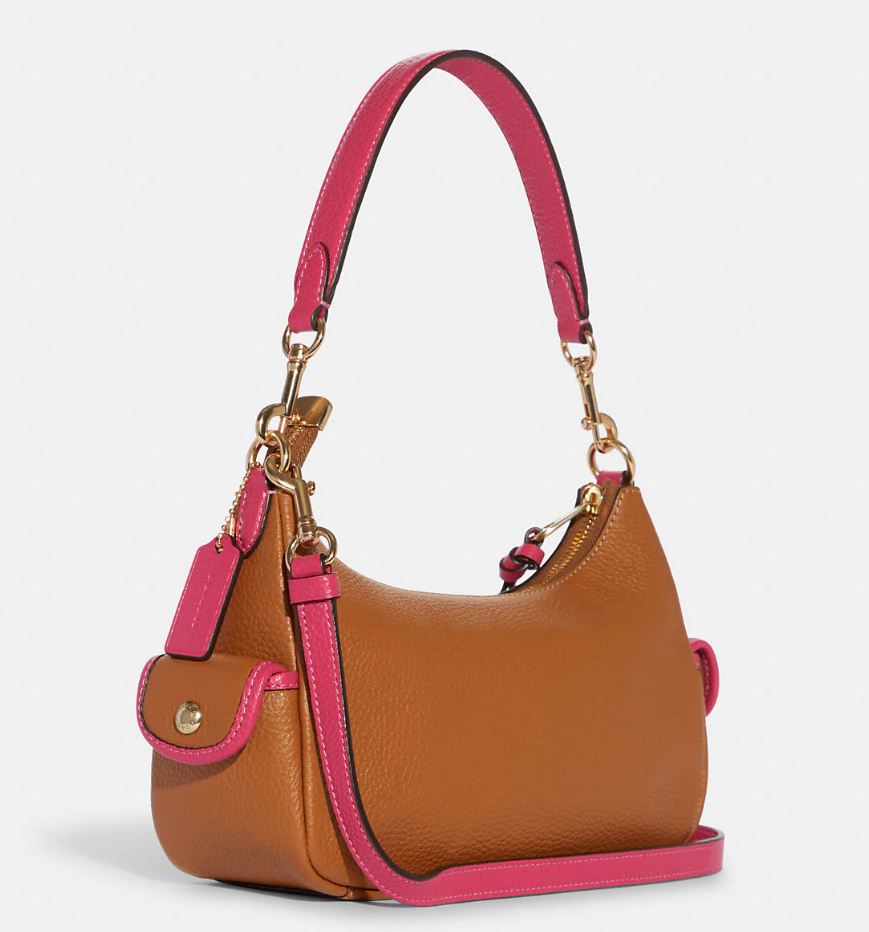 Coach Pennie Shoulder Bag 25 - Gold/Penny/Bold Pink