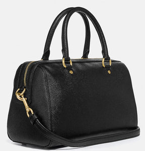 Coach Rowan Satchel - Gold/Black